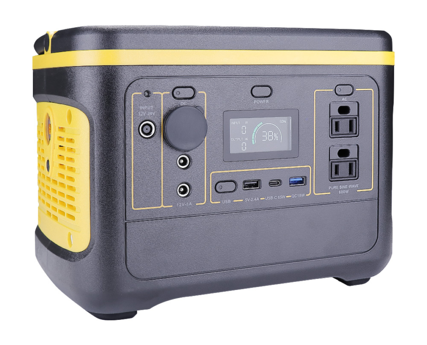 portable power station with solar panel